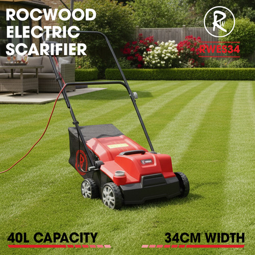 Electric scarifier lawn - lawn, raker